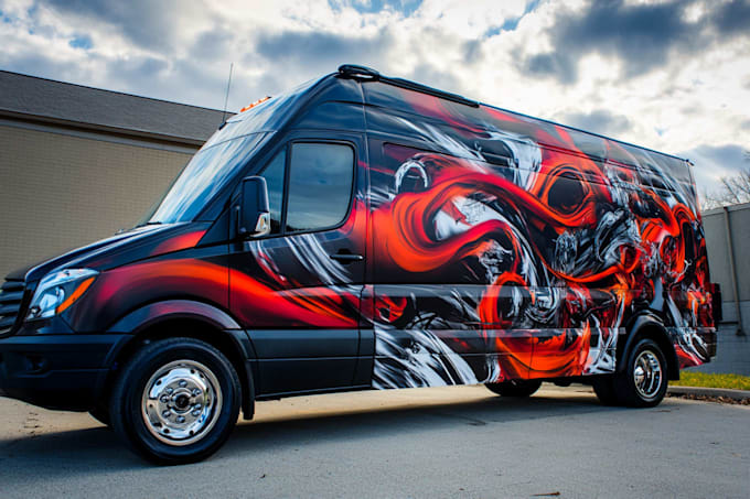 do professional truck wrap design, trailer wrap design