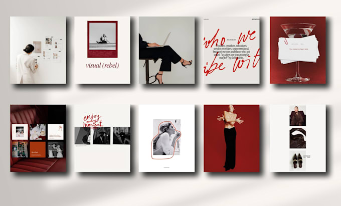 create aesthetic modern instagram content for your brand