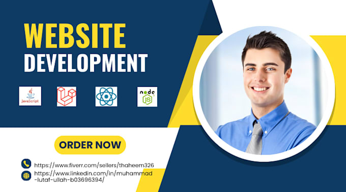do website development as full stack developer
