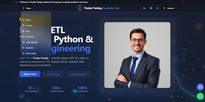 build a modern responsive website or dashboard using react and tailwind CSS