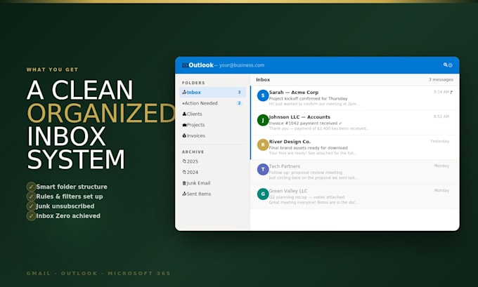 clean up and organize your business email inbox for inbox zero