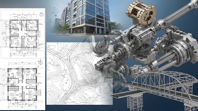 2d and 3d autocad drafting for architecture, civil and mechanical ...