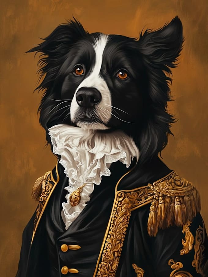draw custom pet portrait or pet illustration