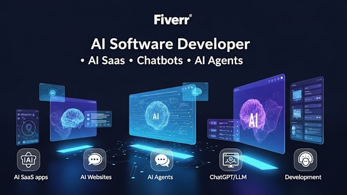 ai software developer, ai saas app, chatbot, ai website, ai agent, ai chatgpt