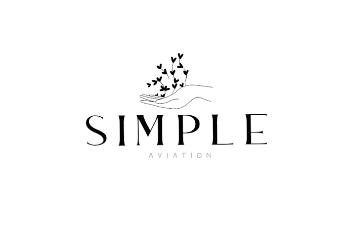 design simple line logo