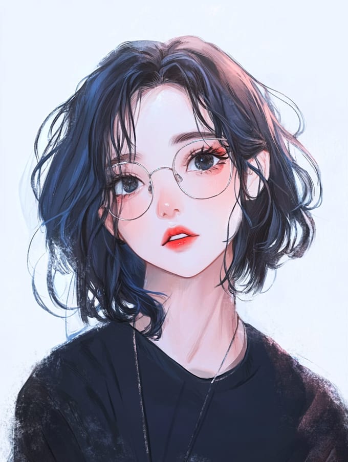 an anime or comic character
