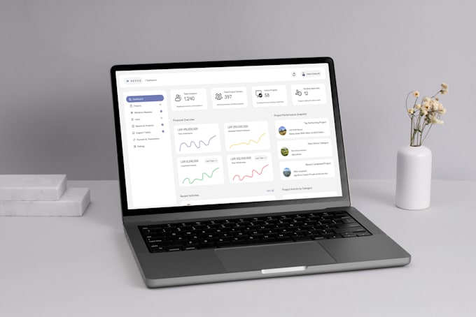 design web app UI UX, dashboard, saas, admin panel