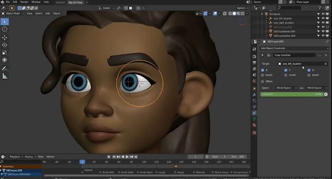 create 52 arkit blendshapes, vrchat avatar, cc4, facial controlbox, vroid, mmd