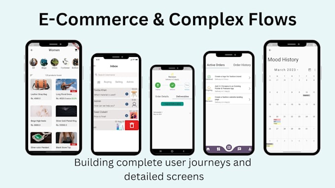 design and code amazing flutter front end screens