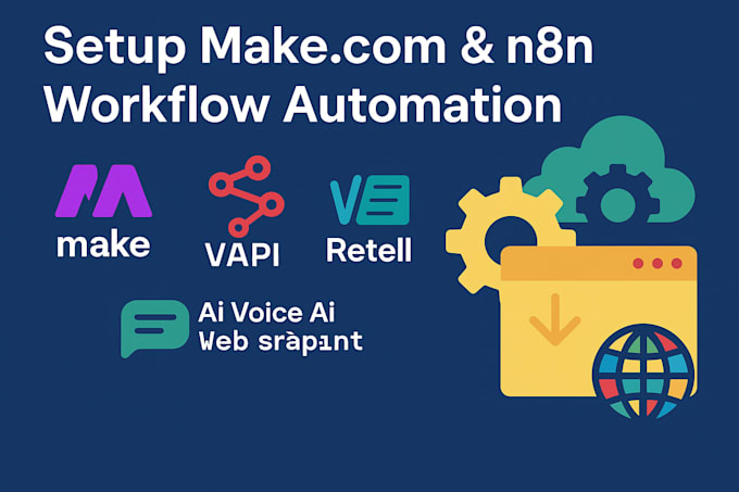 setup make com n8n workflow automation 4 vapi retell ai voice agent web scraping