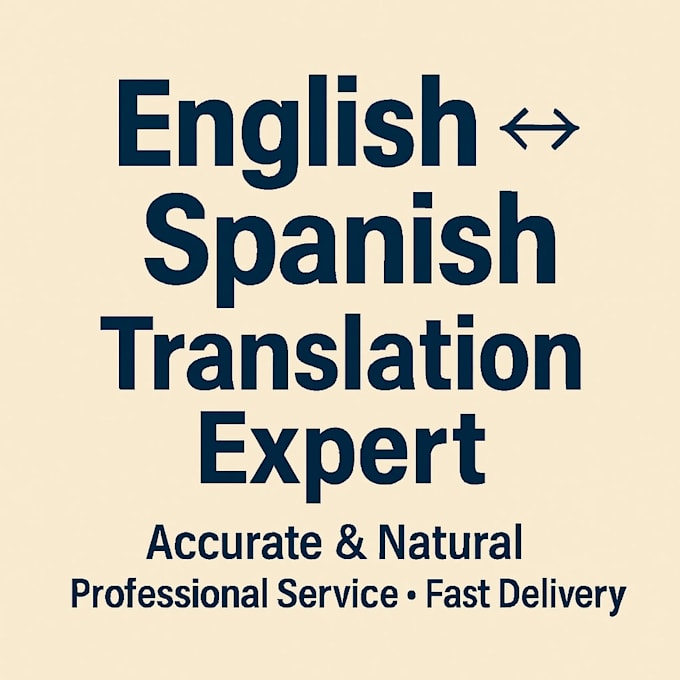 english and spanish translation expert