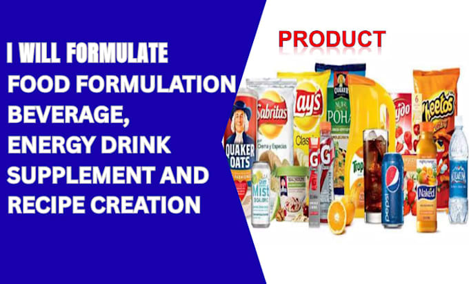 formulate food scientist, recipe development, supplement formulation