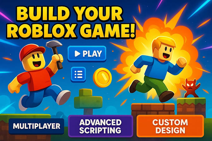 develop your custom roblox game with full scripting