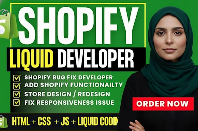 fix shopify custom coding bug fix shopify store redesign website bug fix