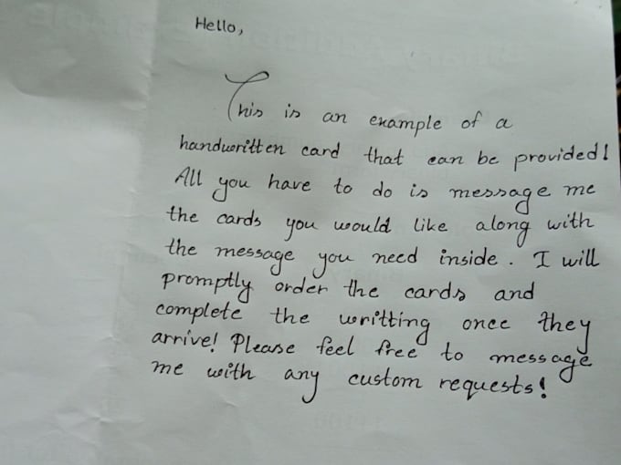 write anything with my beautiful handwriting