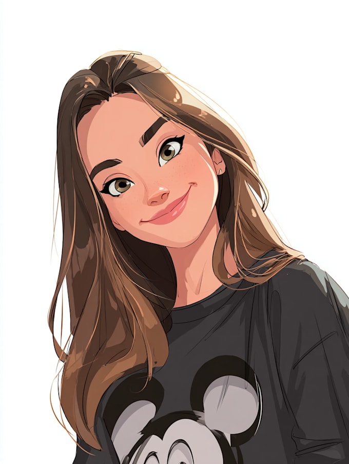 do disney cartoon portrait