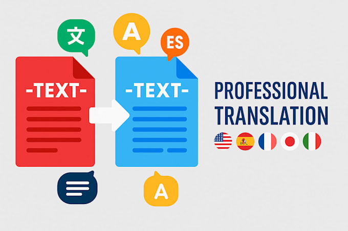 translate any language to any language accurately and professionally