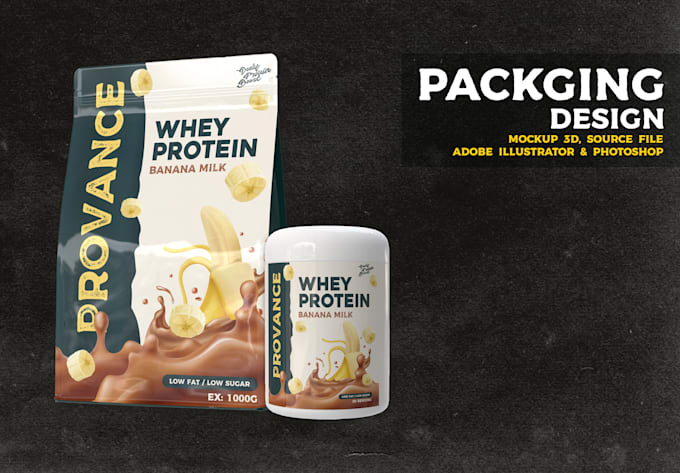 create custom packaging and label design for your brand identity