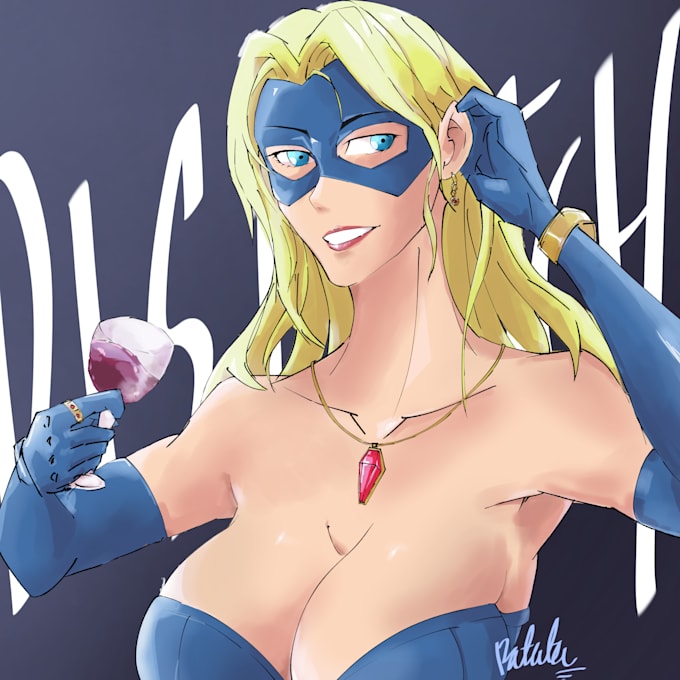 draw anime style original character and fanart illustration