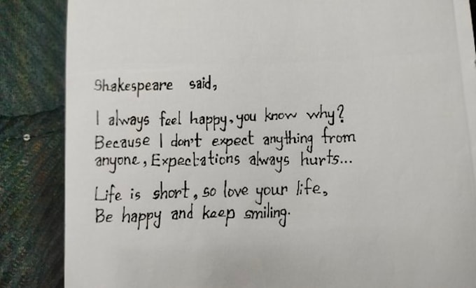 create elegant handwritten text for you