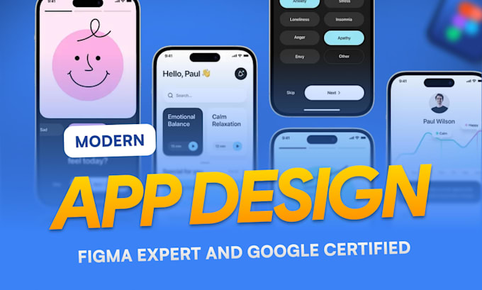 design saas, mobile uiux with figma prototypes, user flows