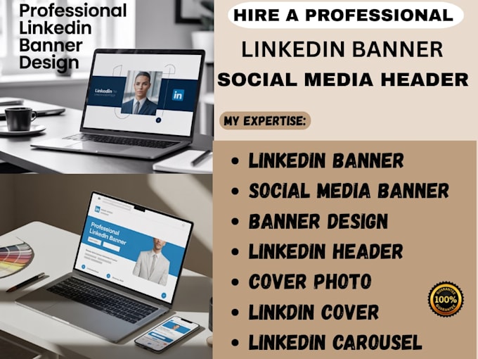 Design linkedin banner social media cover photo twitter header facebook ...