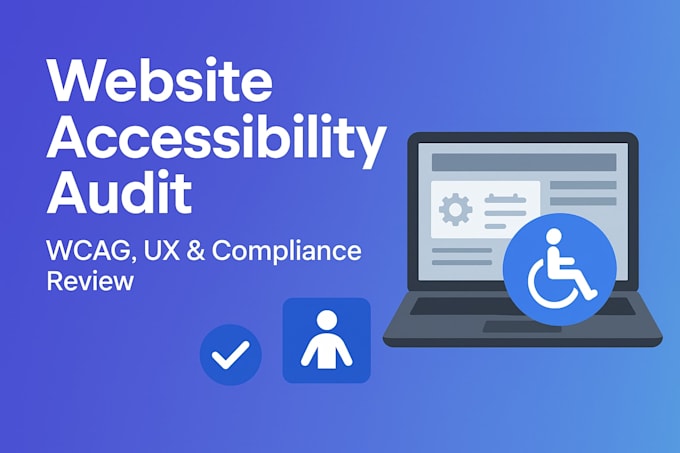 perform a full website accessibility audit wcag and UX