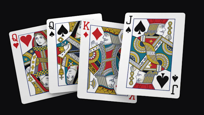 create card game 52 playing card, card illustration, poker card design card deck