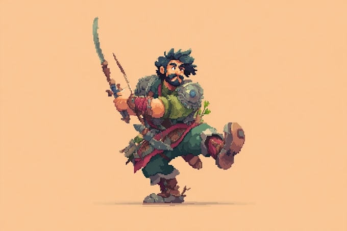 paint awesome pixel art avatar and portrait illustration