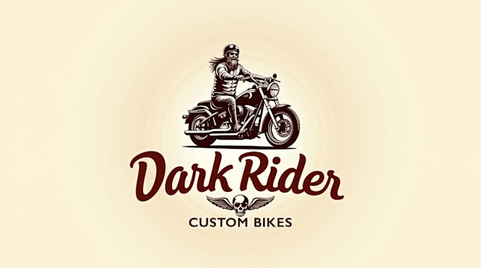 design outstanding motorcycle grunge logo