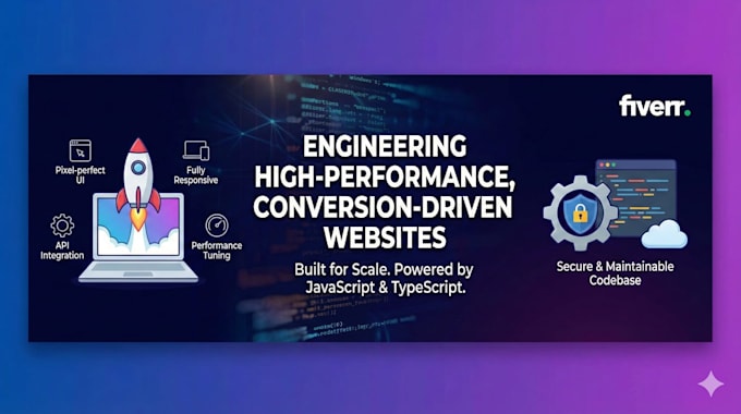 develop a fast, secure, and scalable website with typescript