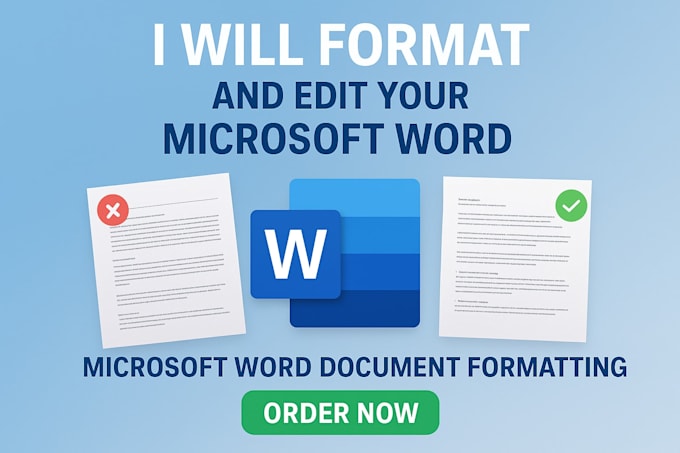 format, edit, and professionally redesign your ms document