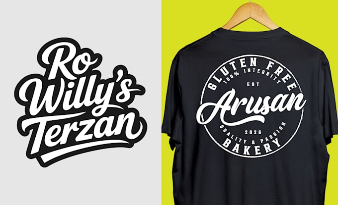 design custom print ready vector t shirt graphics and typography design