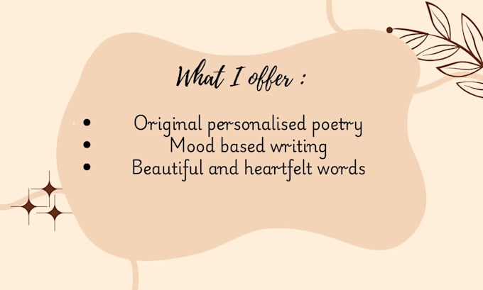 write a heartfelt custom poem for any occasion
