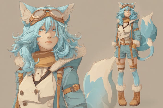 create custom furry art and character illustration