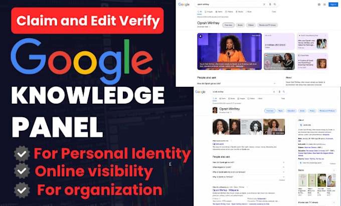 make google knowledge panel for person and brand