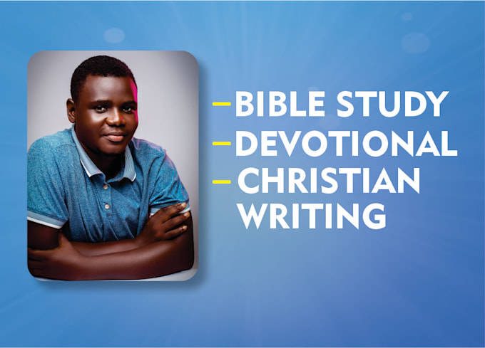 write bible study and devotional contents