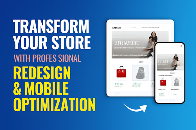 transform your store with professional redesign and mobile optimization