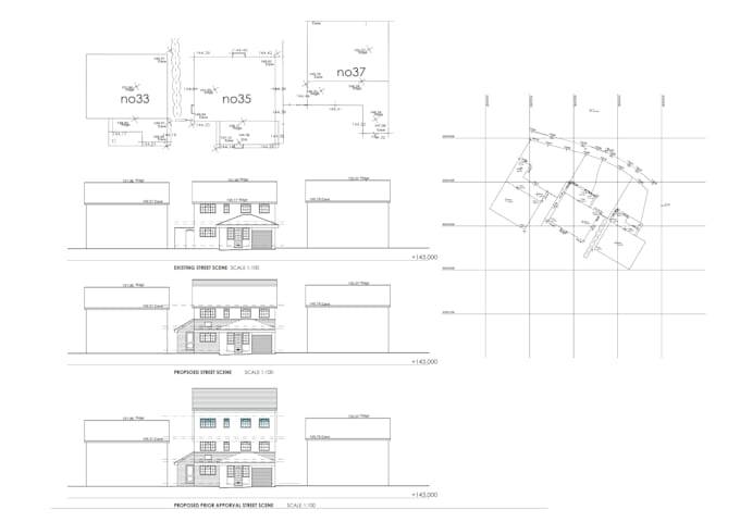 create planning permission building regulation structural drawings