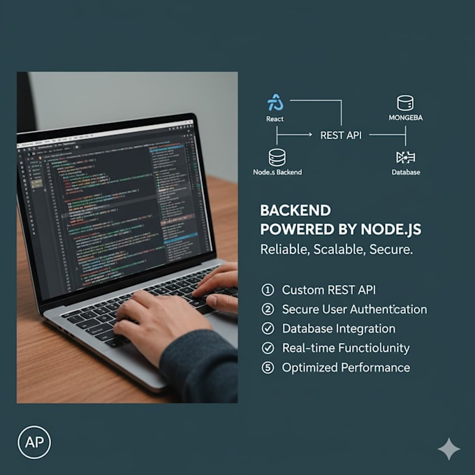 develop a custom web app with react and nodejs backend