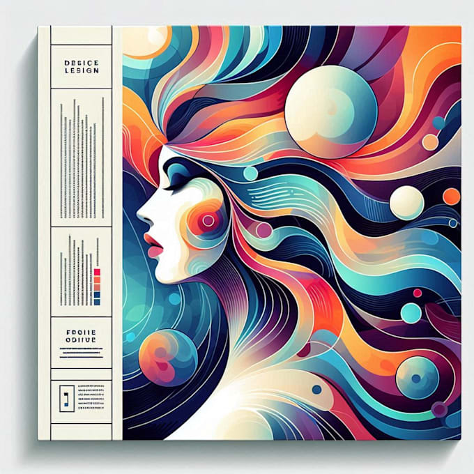 design and animate abstract album cover art