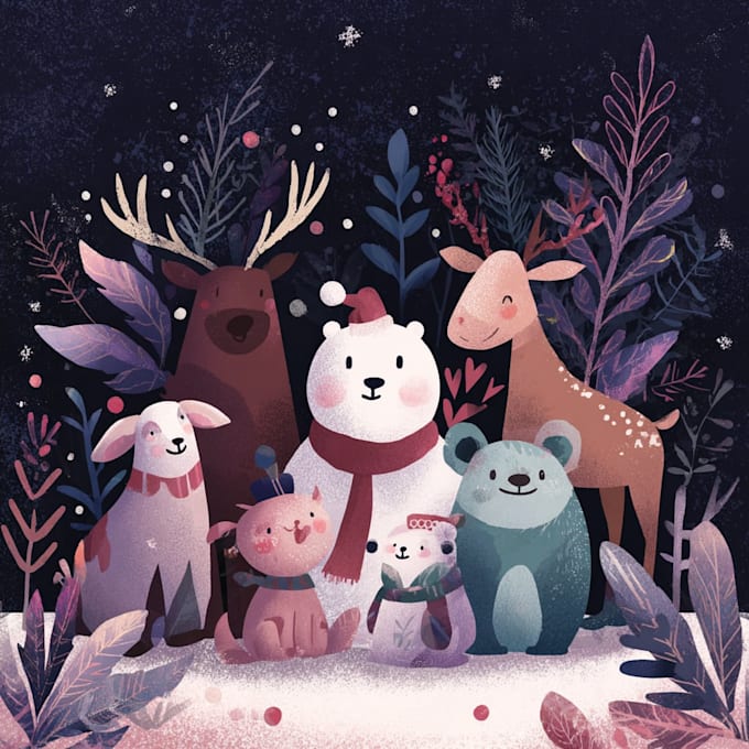 design christmas themed illustration
