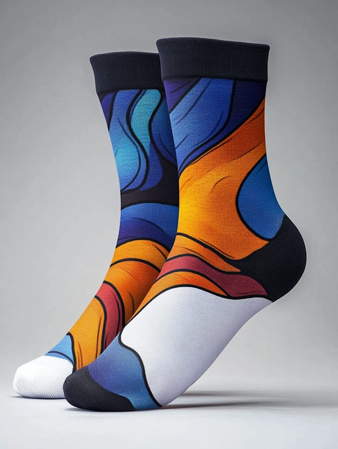 draw socks design unique socks design art for you