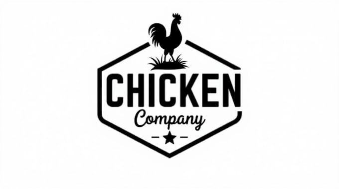 make a high quality chicken farm logo