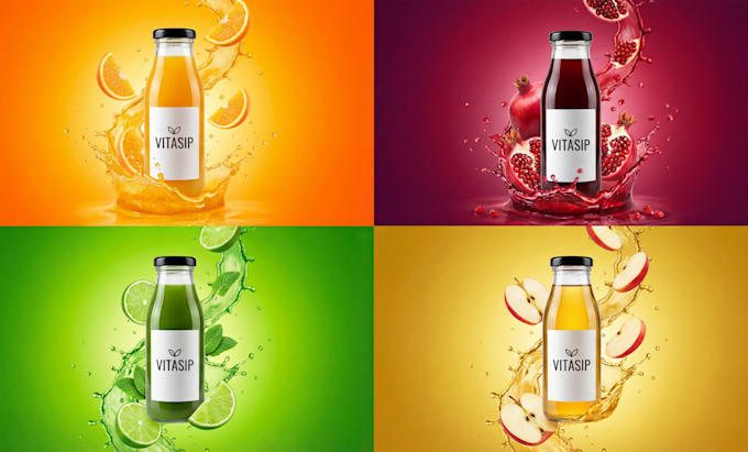 do creative product photo manipulation and photoshop editing