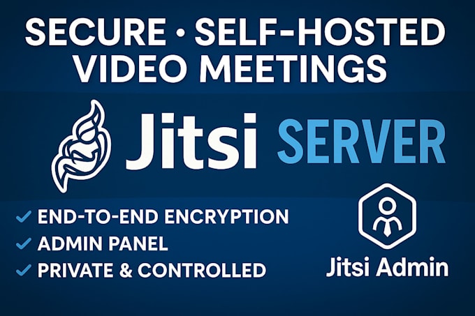 set up a secure jitsi server with jitsi admin panel