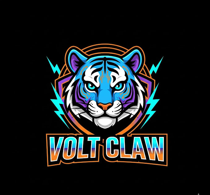 design esport mascot tiger lion logo
