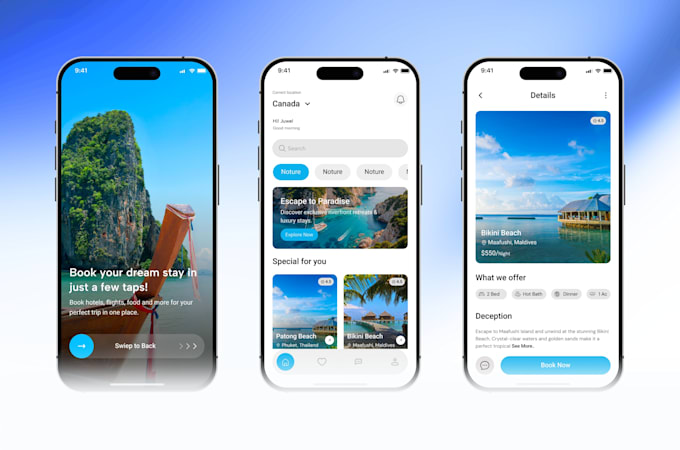 design mobile app UI UX design for ios and android