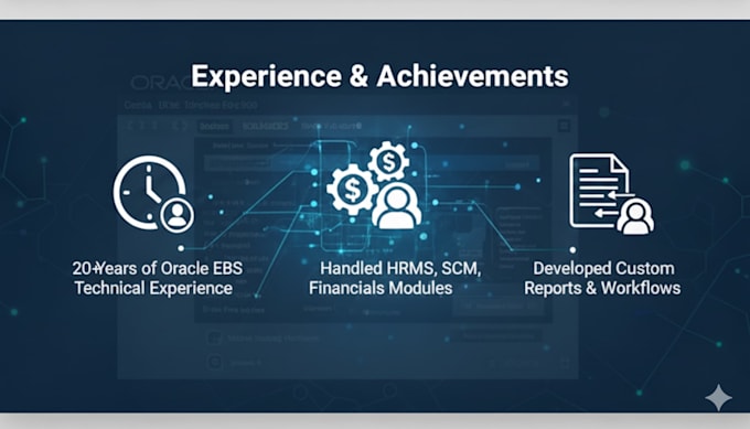 provide oracle ebs technical consultancy