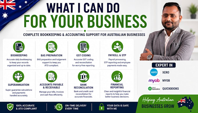 do australian bookkeeping in xero quickbooks myob with bas support